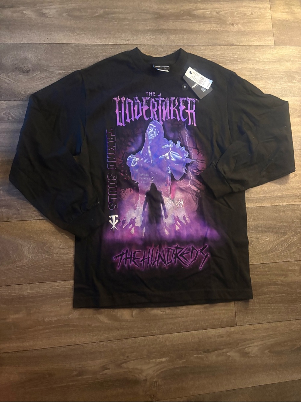 The Hundreds x WWE The Undertaker Long Sleeve Tee in Black